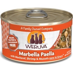 Weruva Weruva Classic Cat Marbella Paella With Mackerel, Shrimp & Mussels In Gravy Wet Cat Food | 3 oz