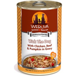 Weruva Wok The Dog With Chicken, Beef & Pumpkin In Gravy Dog Food | 14 oz