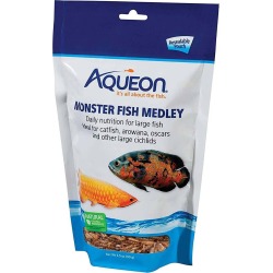 Aqueon Food Monster Fish Medley 3.5 Oz Fish Food