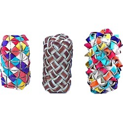 Planet Pleasure Cylinder Foot Bird Toys | 3 pk