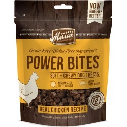 Merrick Power Bites - Real Chicken Recipe Dog Treats | 6 oz