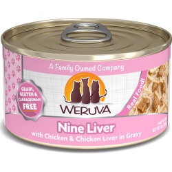Weruva Nine Liver With Chicken & Chicken Liver In Gravy Cat Food | 3 oz