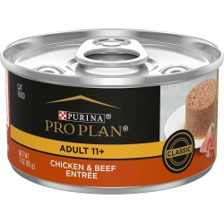 Purina Pro Plan Focus Adult 11+ Classic Chicken & Beef Entree Cat Food | 3 oz