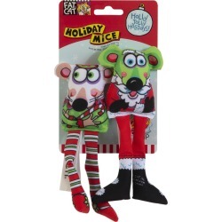 Fat Cat Holiday Mice Cat Toy - 2 Pk | 1EA
