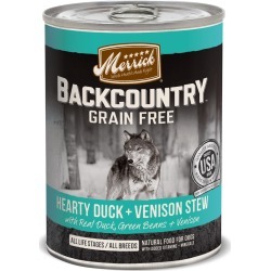 Merrick Backcountry Hearty Duck & Venison Stew Dog Food | 12.7 oz