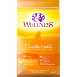 Wellness Complete Health Puppy Deboned Chicken, Oatmeal & Salmon Meal Recipe Dog Food | 5 lb
