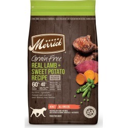 Merrick Grain Free Real Lamb + Sweet Potato Recipe Dog Food | 22 lb