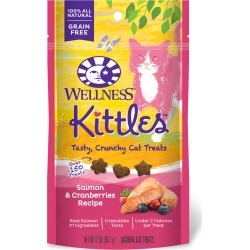 Wellness Kittles Salmon & Cranberries Recipe Cat Treats | 2 oz