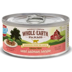 Whole Earth Farms Grain Free Salmon Morsels In Gravy Recipe Cat Food | 2.75 oz