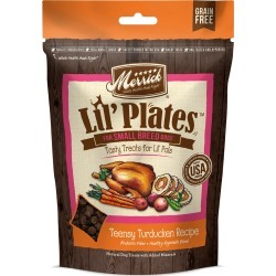 Merrick Lil' Plates Teensy Turducken Recipe Dog Treats | 5 oz