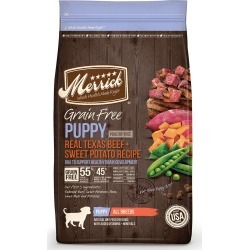 Merrick Grain Free Puppy Beef + Sweet Potato Recipe Dog Food | 12 lb