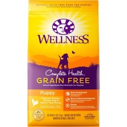 Wellness Complete Health Grain Free Puppy Chicken & Salmon Recipe Dog Food | 4 lb