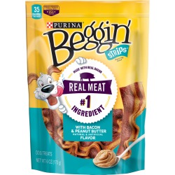 Purina Beggin' Strips Bacon & Peanut Butter Dog Treats | 25 oz