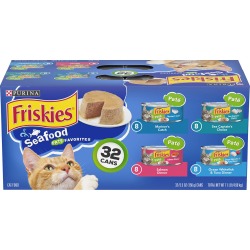 Friskies Seafood Variety Pack Cat Food | 32 pack