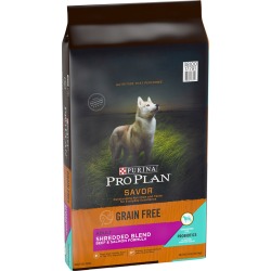 Purina Pro Plan Savor Adult Shredded Blend Beef & Salmon Formula Dog Food | 24 lb