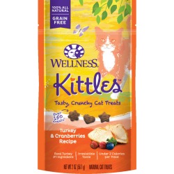 Wellness Kittles Turkey & Cranberries Recipe Cat Treats | 2 oz