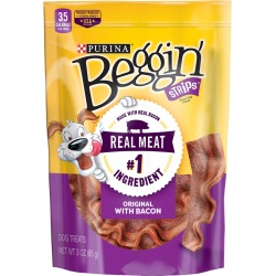 Purina Beggin' Strips Bacon Dog Treats | 3 oz