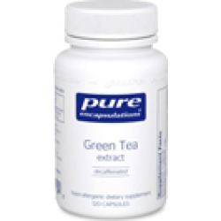 Green Tea extract (decaffeinated) - Pure Encapsulations - 120 Capsules - Green Tea extract (decaffeinated) - green tea