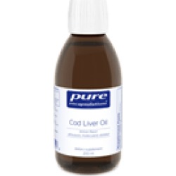 Cod Liver Oil (lemon flavor) - Pure Encapsulations - 200 ml (7 fl oz) - cod liver oil - fish oil