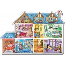 Dolls House - Shaped Floor Puzzle