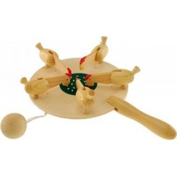 Chicken Eat Rice Wooden Toy