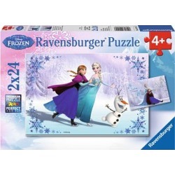 Disney Frozen: Sisters Always - 2 x 24 piece puzzles found on Bargain Bro Philippines from Puzzle Master for $12.50