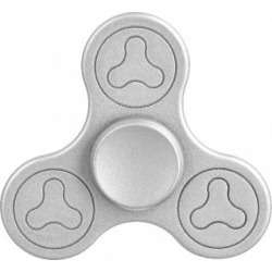 Metal Tri Spinner Anti-Stress Fidget Toy - Silver Design