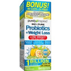 Purely Inspired 100% Pure Probiotics + Weight Loss Capsules - 84 ct
