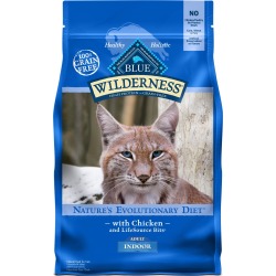 Blue Buffalo Wilderness Adult Indoor Cat Food, Chicken - 4 lb