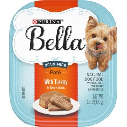 Purina Bella Grain Free Natural Small Breed Pate Wet Dog Food - Turkey in Savory Juices, 3.5 oz