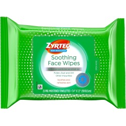 Zyrtec Soothing Non-Medicated Face Wipes - 25 ct found on MODAPINS