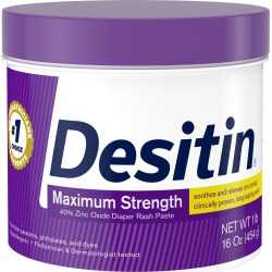 Desitin Maximum Strength Diaper Rash Cream with Zinc Oxide - 16 oz