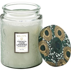 VOLUSPA French Cade & Lavender Glass Jar Candle 16 oz/453 g Candle