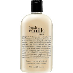 philosophy French Vanilla Bean Shampoo, Shower Gel & Bubble Bath 16 oz/ 480 mL