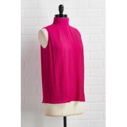 turning up the pleat top - White