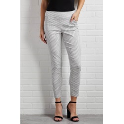 web of lies ankle pants - White