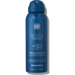 buy  Soleil Toujours Organic Sheer Sunscreen Mist SPF30 Travel Size cheap online