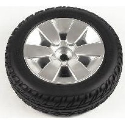 10" Black Flat-Free Drive Wheel Assembly for Jazzy Select