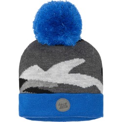 Camo Knit Hat, Blue, Size 5-8 | Deux Par Deux found on Bargain Bro from Sporting Life for USD $17.91