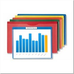 14-7/8" x 9-1/2" Poly File Pockets Legal - Orange (Pack of 12)