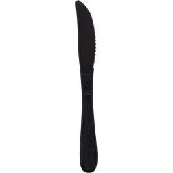 Heavy Weight Polypropylene Unwrapped Knife, Black (1000 per Case)