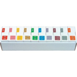 Barkley FNDBM Compatible Numeric Labels, Laminated Stock, 1-1/2" x 1-1/2" Individual Numbers - Roll of 500