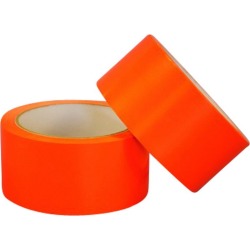 1/2" x 72 Yd UPVC Fluorescent Orange Tape (Case of 72 Rolls)