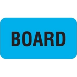 Board 1-5/8" x 7/8" Lt Blue Label (Roll of 560)