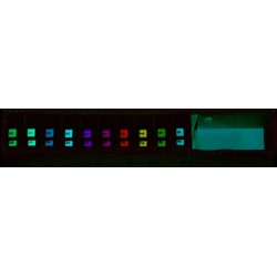 Tab Compatible "0-9" top tab Numeric Labels, Vinyl Kimdura Stock, 1" X 3/4" Individual Numbers - Roll of 500