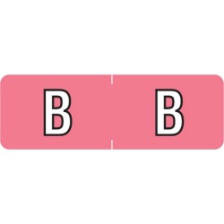 Barkley ABAM Compatible Mini "B" Labels, Laminated Stock, 1/2" X 1-1/2" Individual Letters - Roll of 500
