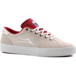 Lakai Flaco II Skate Shoes - (glaboe) white/red 13