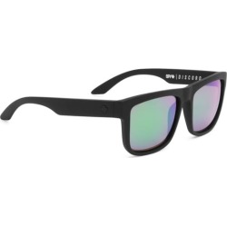 Spy Discord Polarized Sunglasses - matte black/happy bronze polar w/green spectra lens