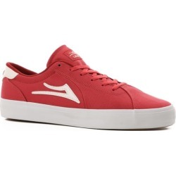 Lakai Flaco II Skate Shoes - red canvas 10.5