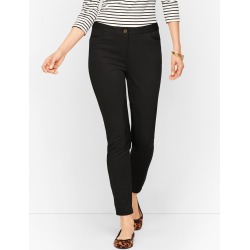 Talbots Dalton Pants - Faux-Suede Patch - Black - 6